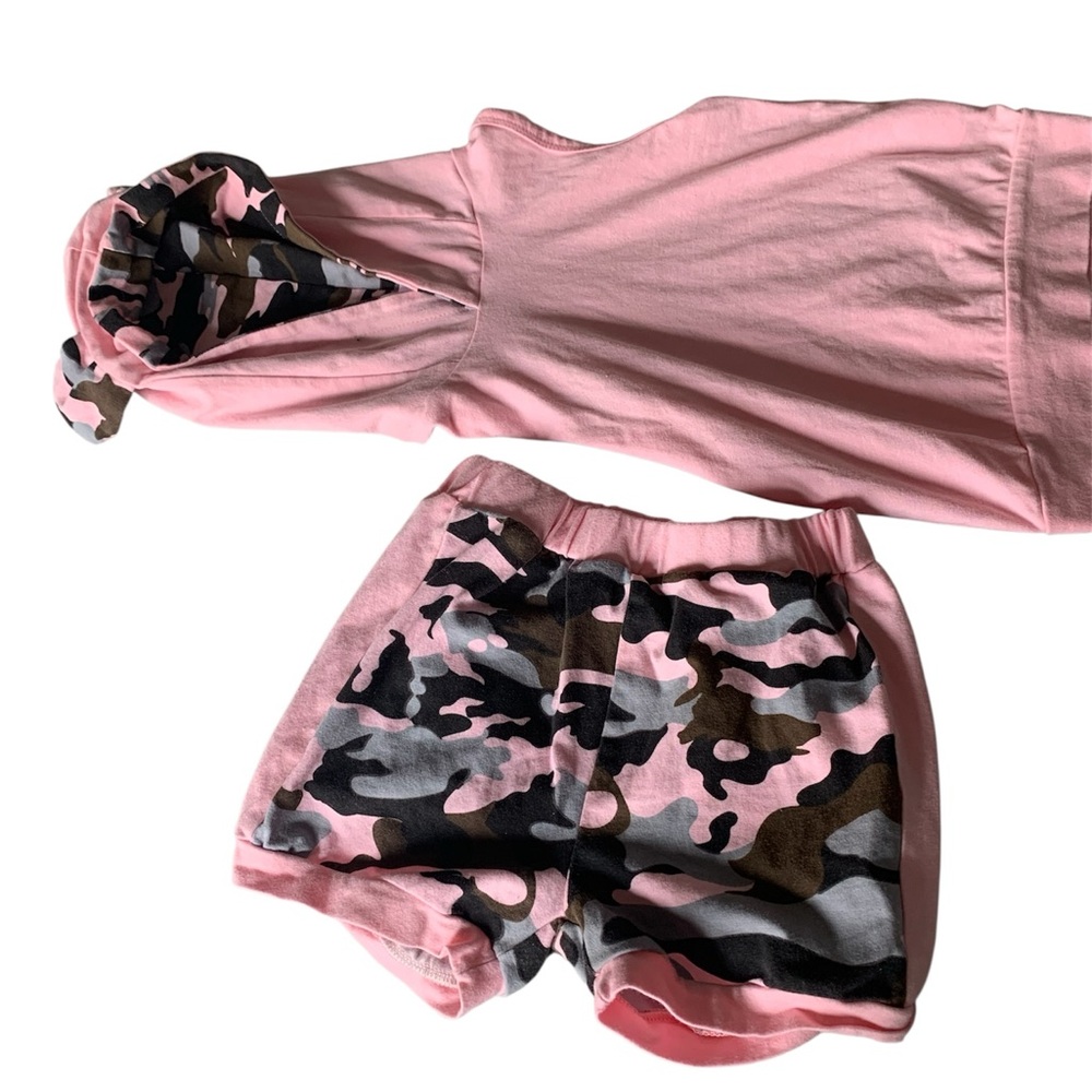 RIYAH’S CLOSET:  PatPat Pink Camo Kids Matching Set
